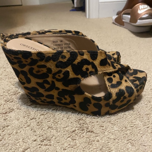 Leopard wedges - Picture 3 of 4
